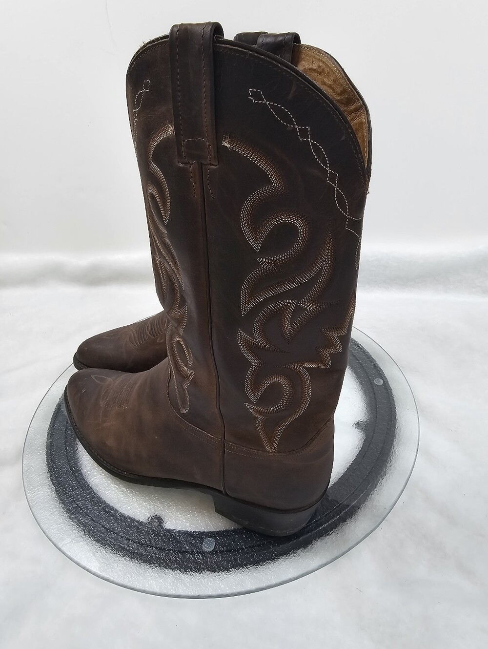 Dan Post Renegade Boots 12 Western Stitching Country Style Everyday Snip Toe View 3